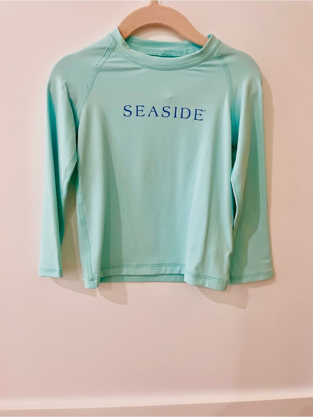 Seaside Style Kids' Long Sleeve Rashguard in Mint